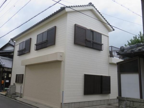 洲本市 外壁塗装防水工事 ホワイトで綺麗に ガイソー淡路島店 洲本市 外壁塗装防水工事 ホワイトで綺麗に ガイソー淡路島店