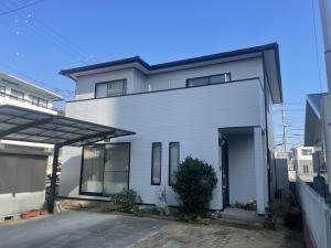 淡路市　M様邸　明るく洗練された白色が美しい外観になりました！