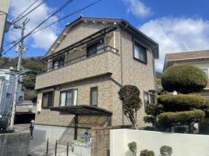 洲本市Y様邸　クリヤー塗装で艶のある外観に！新築のように変身いたしました