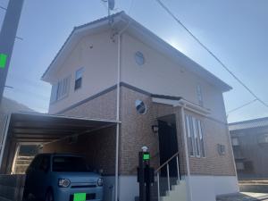 淡路市O様邸　無機Zクリヤーでお気に入りの外壁が美しくなりました♪